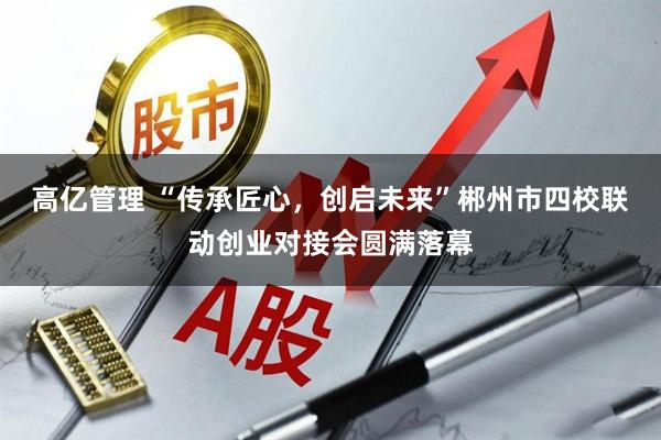 高亿管理 “传承匠心，创启未来”郴州市四校联动创业对接会圆满落幕