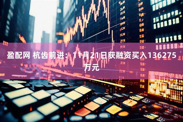 盈配网 杭齿前进：11月21日获融资买入136275万元